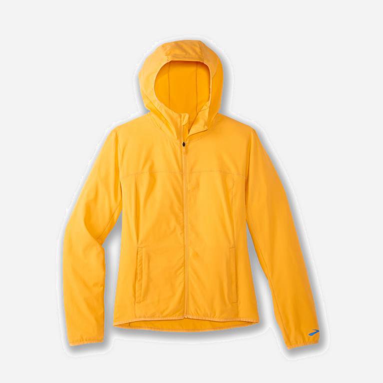 Brooks Canopy Womens Running Jackets Ireland Saffron/Orange (GSRM-40256)